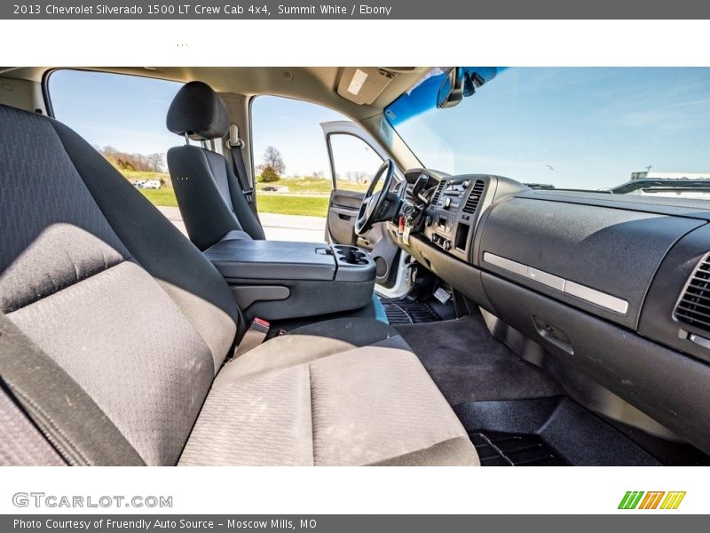 Summit White / Ebony 2013 Chevrolet Silverado 1500 LT Crew Cab 4x4