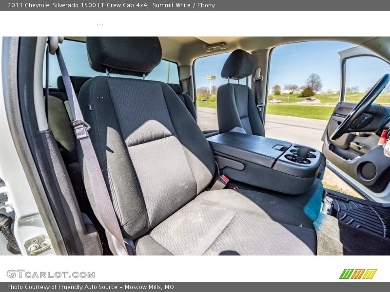 Summit White / Ebony 2013 Chevrolet Silverado 1500 LT Crew Cab 4x4