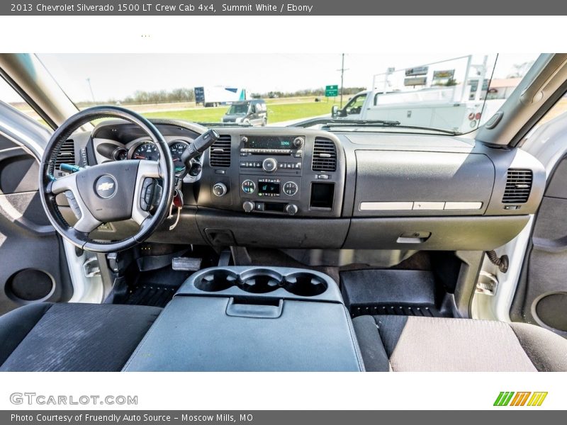 Summit White / Ebony 2013 Chevrolet Silverado 1500 LT Crew Cab 4x4