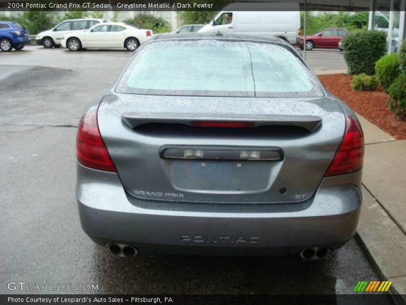 Greystone Metallic / Dark Pewter 2004 Pontiac Grand Prix GT Sedan