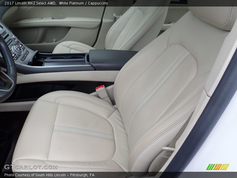 White Platinum / Cappuccino 2017 Lincoln MKZ Select AWD