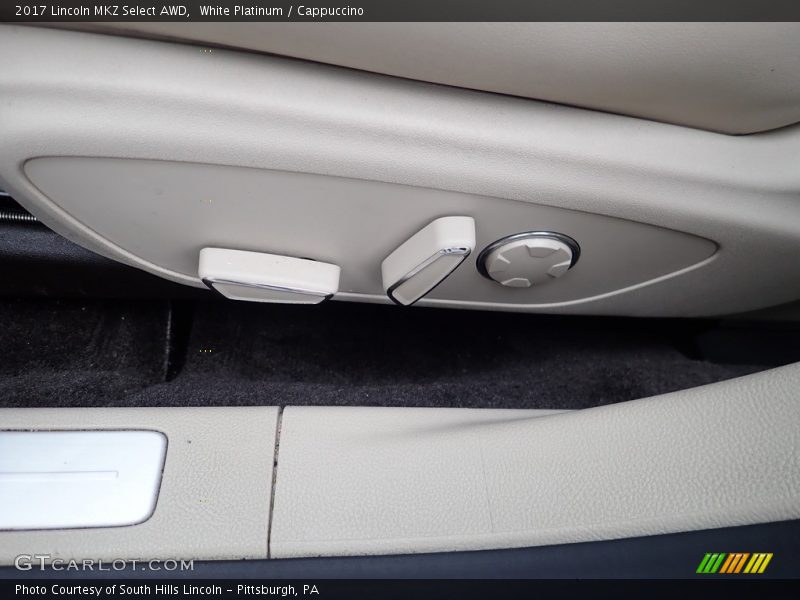White Platinum / Cappuccino 2017 Lincoln MKZ Select AWD