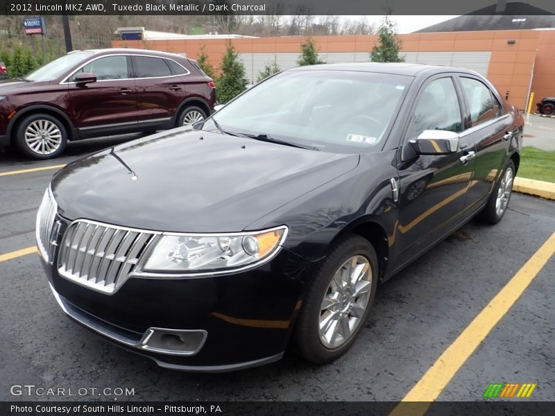 Tuxedo Black Metallic / Dark Charcoal 2012 Lincoln MKZ AWD
