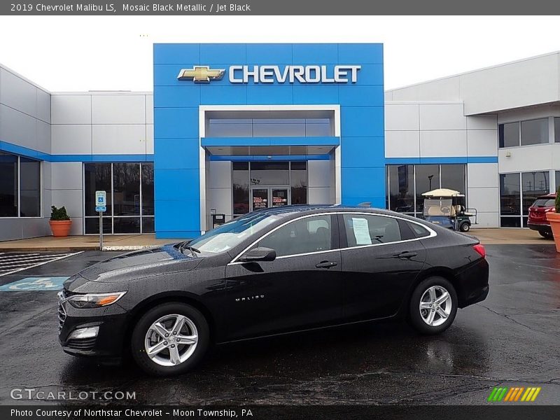 Mosaic Black Metallic / Jet Black 2019 Chevrolet Malibu LS