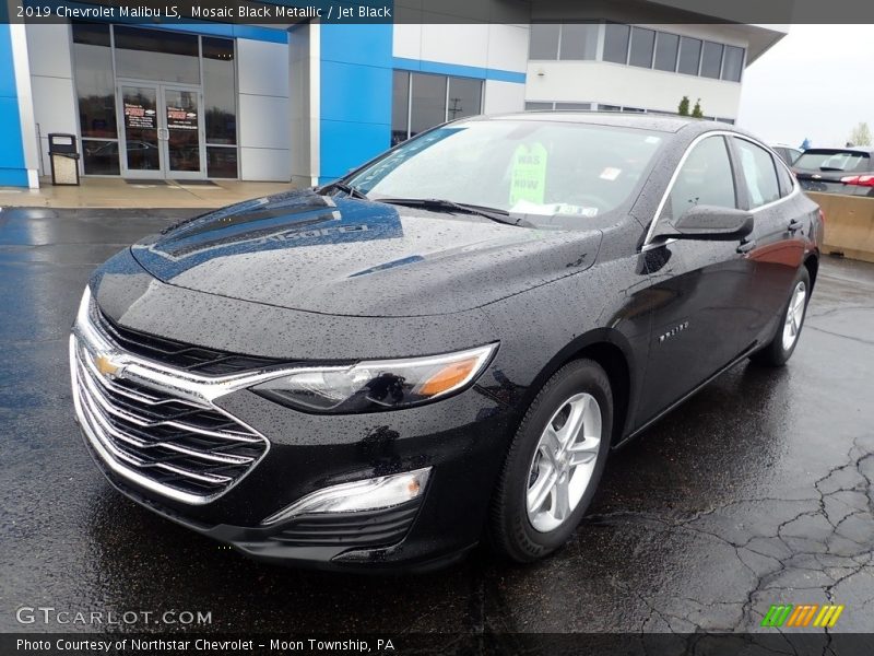 Mosaic Black Metallic / Jet Black 2019 Chevrolet Malibu LS
