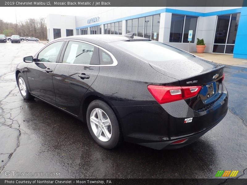 Mosaic Black Metallic / Jet Black 2019 Chevrolet Malibu LS