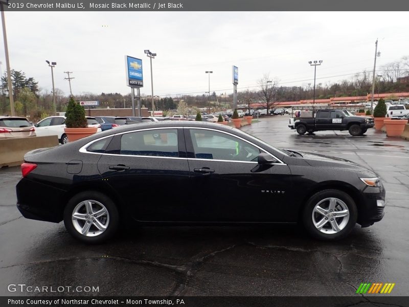 Mosaic Black Metallic / Jet Black 2019 Chevrolet Malibu LS