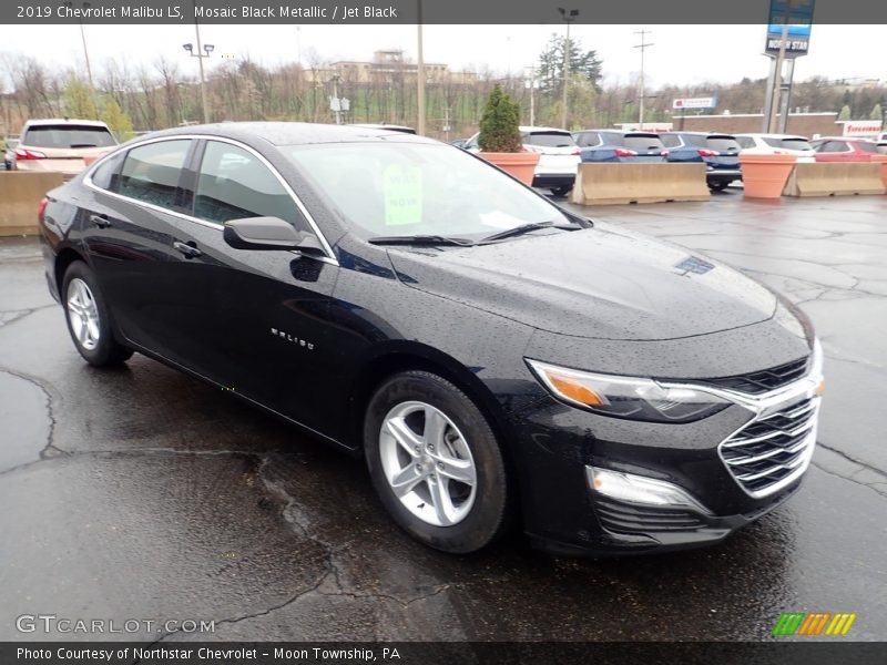 Mosaic Black Metallic / Jet Black 2019 Chevrolet Malibu LS