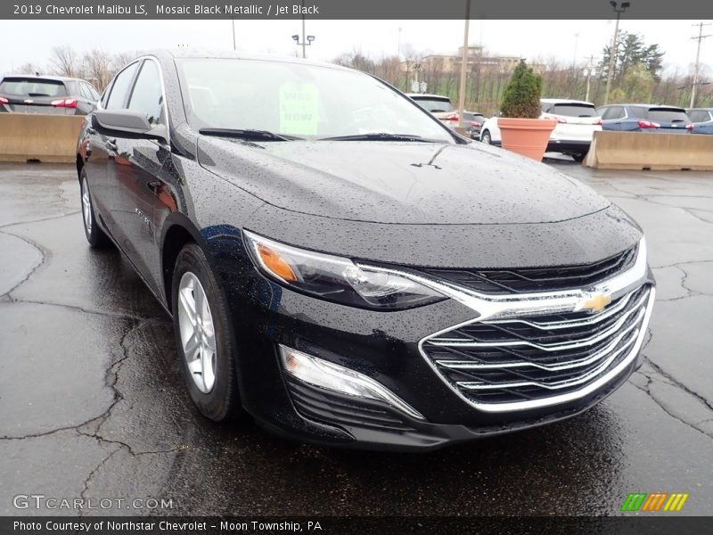 Mosaic Black Metallic / Jet Black 2019 Chevrolet Malibu LS
