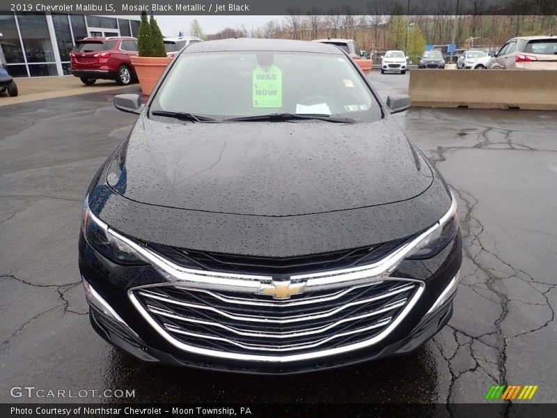 Mosaic Black Metallic / Jet Black 2019 Chevrolet Malibu LS