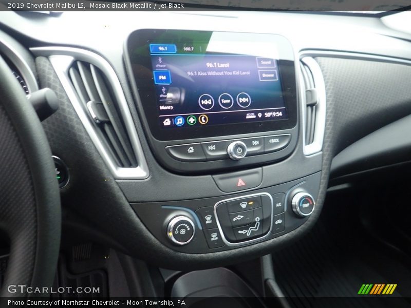Mosaic Black Metallic / Jet Black 2019 Chevrolet Malibu LS