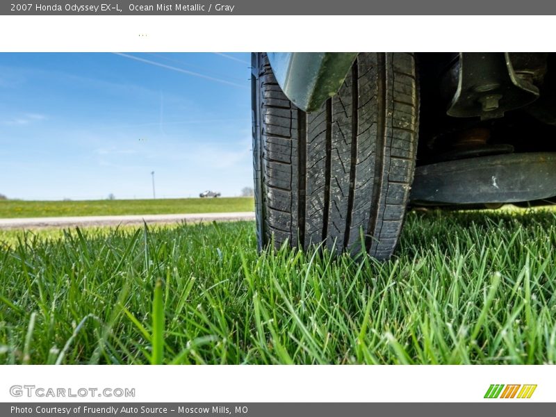 Ocean Mist Metallic / Gray 2007 Honda Odyssey EX-L