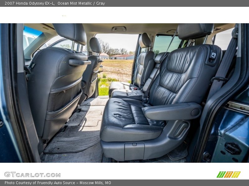 Ocean Mist Metallic / Gray 2007 Honda Odyssey EX-L