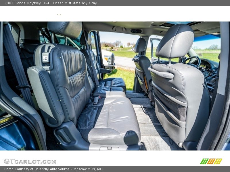 Ocean Mist Metallic / Gray 2007 Honda Odyssey EX-L