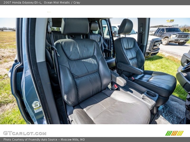 Ocean Mist Metallic / Gray 2007 Honda Odyssey EX-L