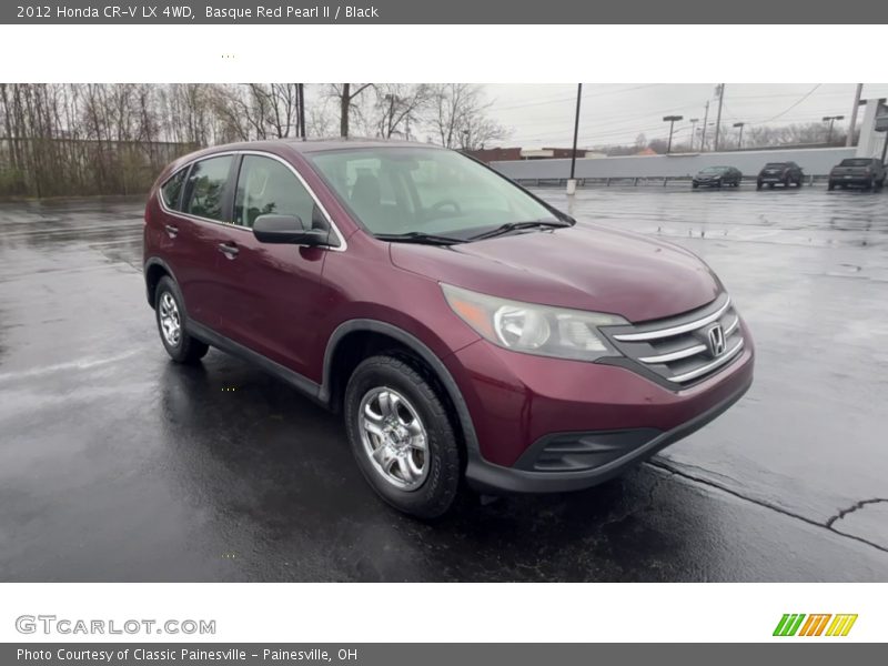 Basque Red Pearl II / Black 2012 Honda CR-V LX 4WD