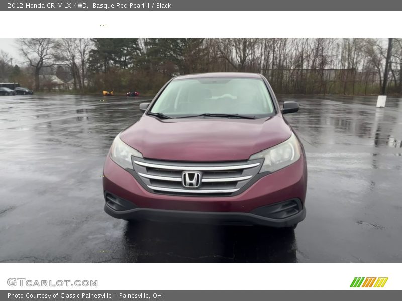Basque Red Pearl II / Black 2012 Honda CR-V LX 4WD