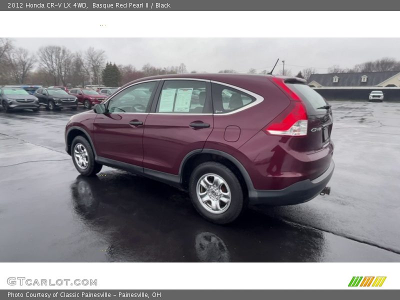 Basque Red Pearl II / Black 2012 Honda CR-V LX 4WD
