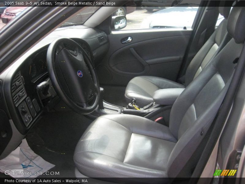 Smoke Beige Metallic / Sand Beige 2005 Saab 9-5 Arc Sedan