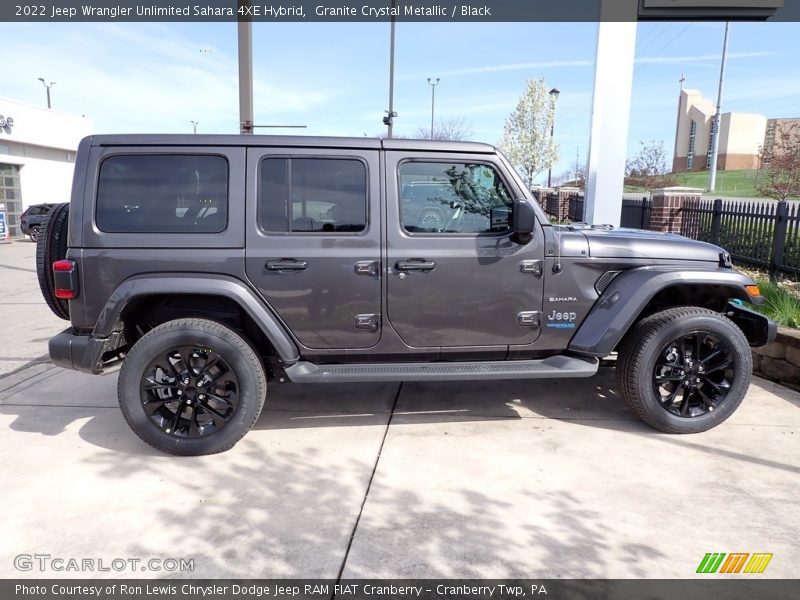 Granite Crystal Metallic / Black 2022 Jeep Wrangler Unlimited Sahara 4XE Hybrid