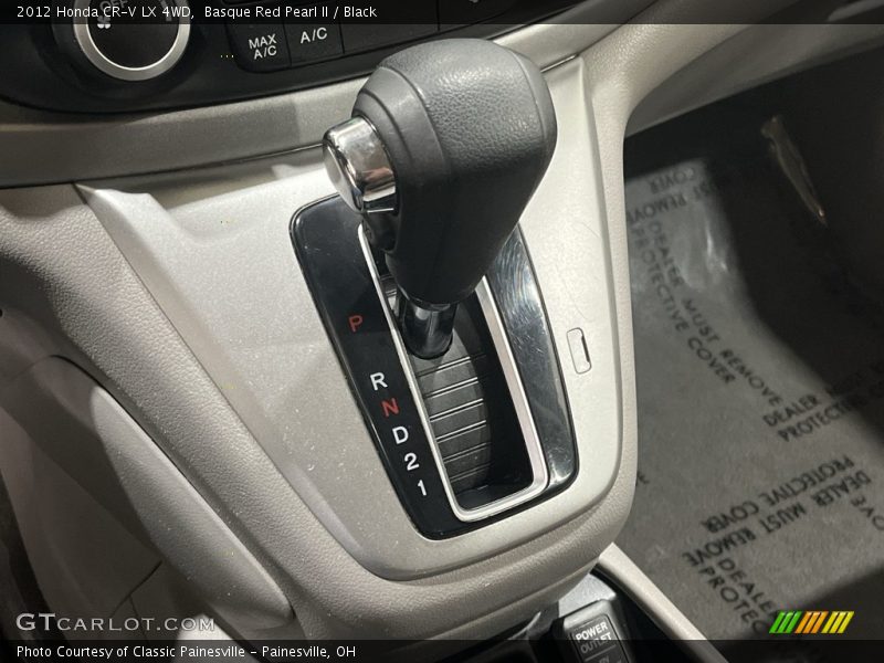 Basque Red Pearl II / Black 2012 Honda CR-V LX 4WD