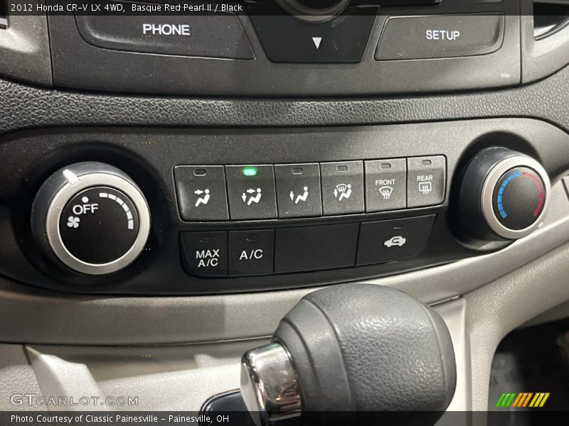 Basque Red Pearl II / Black 2012 Honda CR-V LX 4WD