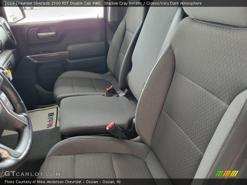 Shadow Gray Metallic / Gideon/Very Dark Atmosphere 2019 Chevrolet Silverado 1500 RST Double Cab 4WD