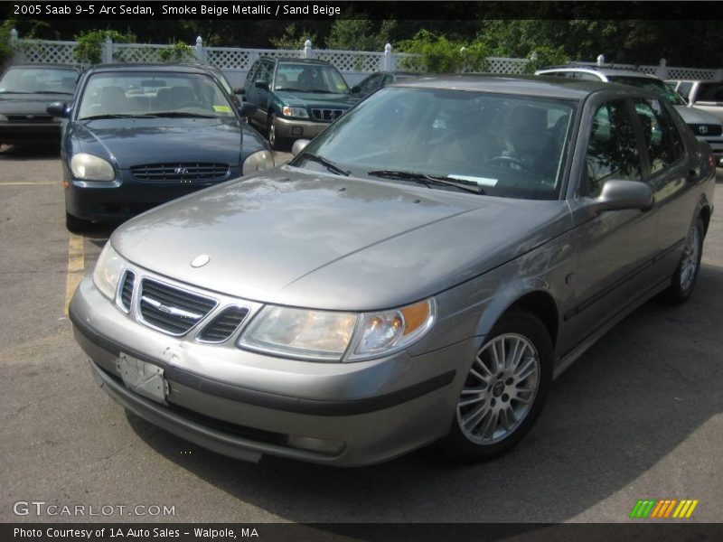 Smoke Beige Metallic / Sand Beige 2005 Saab 9-5 Arc Sedan
