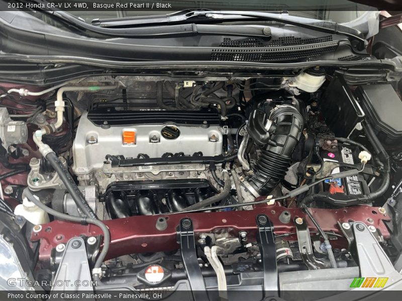 Basque Red Pearl II / Black 2012 Honda CR-V LX 4WD