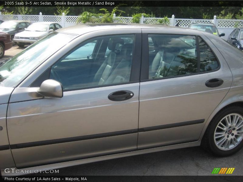 Smoke Beige Metallic / Sand Beige 2005 Saab 9-5 Arc Sedan