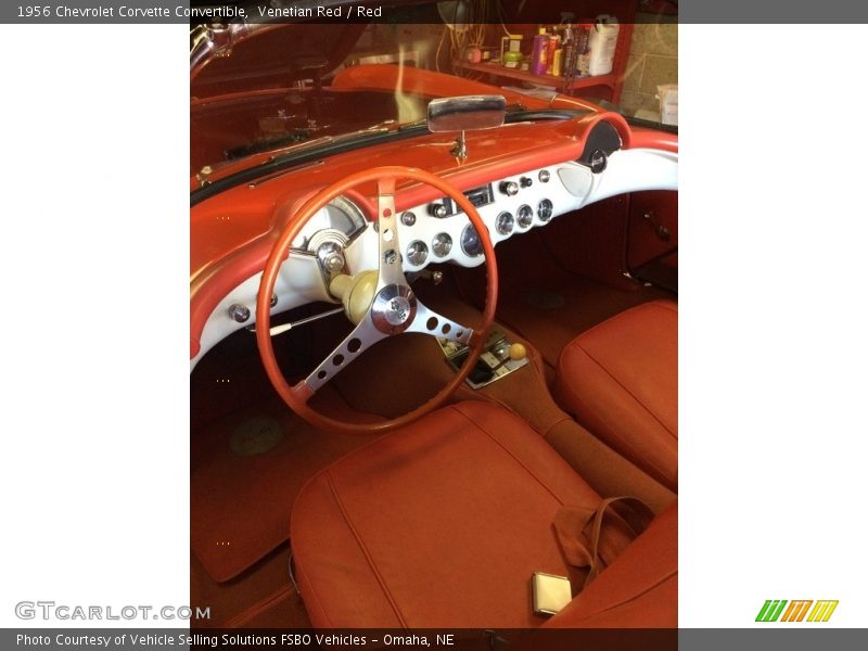 Venetian Red / Red 1956 Chevrolet Corvette Convertible