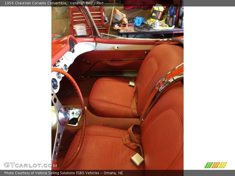 Venetian Red / Red 1956 Chevrolet Corvette Convertible
