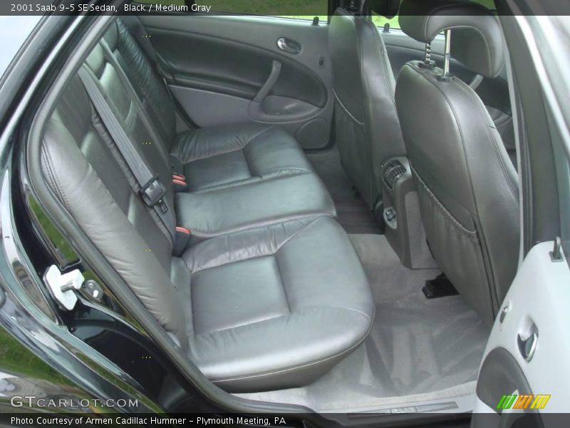 Black / Medium Gray 2001 Saab 9-5 SE Sedan