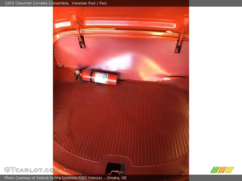 Venetian Red / Red 1956 Chevrolet Corvette Convertible
