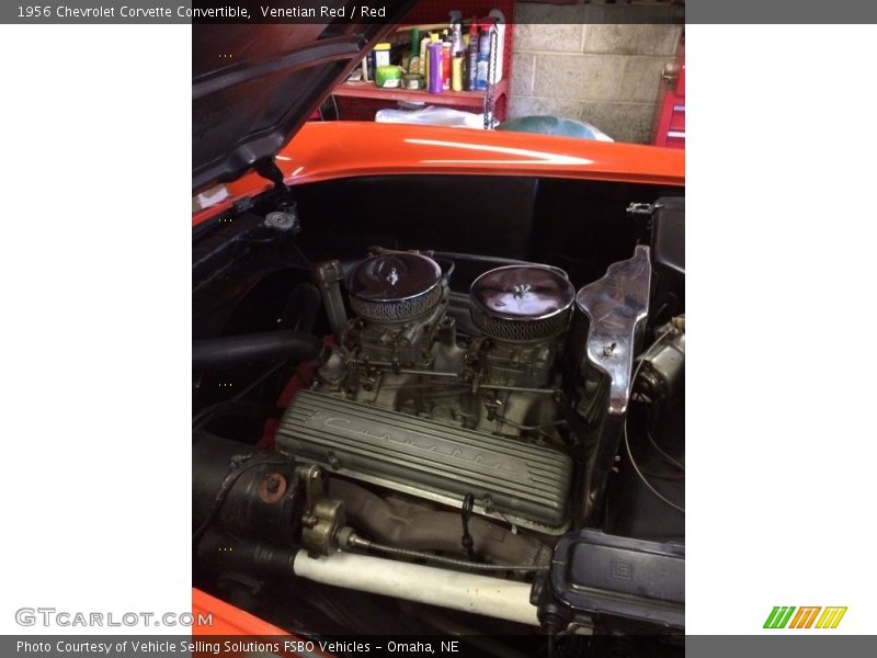 Venetian Red / Red 1956 Chevrolet Corvette Convertible