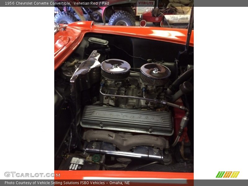Venetian Red / Red 1956 Chevrolet Corvette Convertible