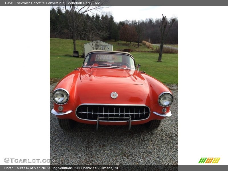 Venetian Red / Red 1956 Chevrolet Corvette Convertible