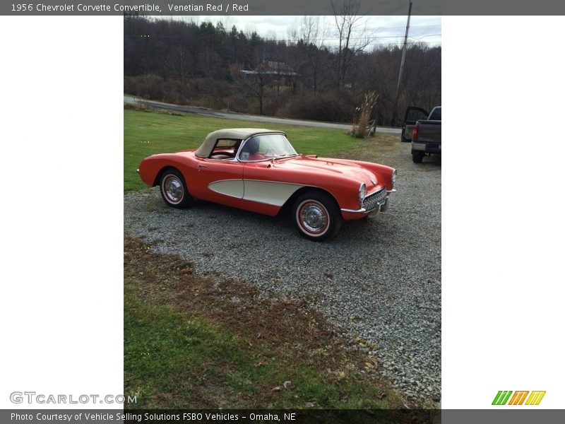 Venetian Red / Red 1956 Chevrolet Corvette Convertible