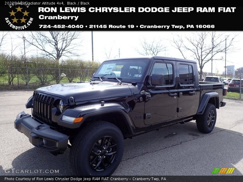 Black / Black 2022 Jeep Gladiator Altitude 4x4