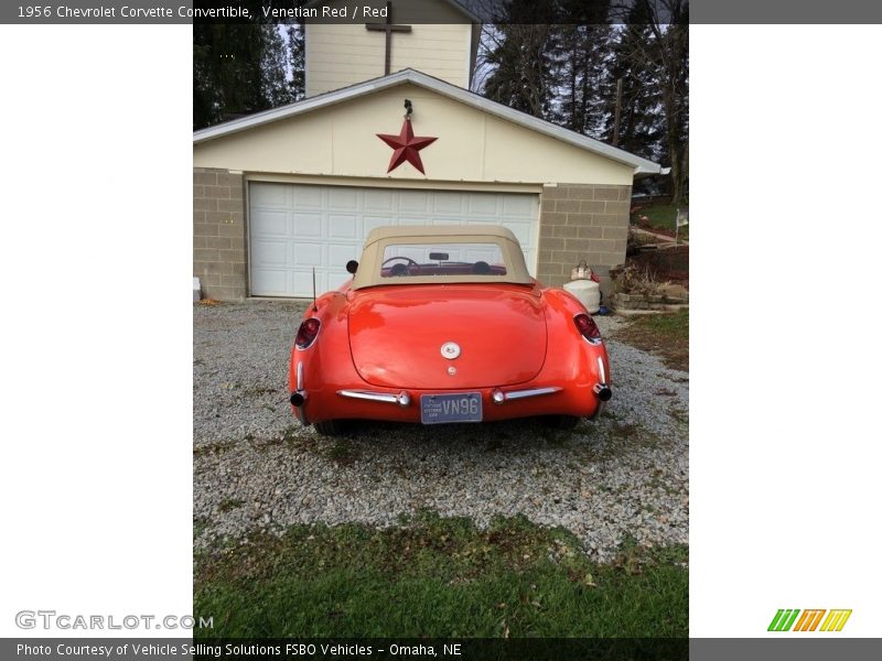 Venetian Red / Red 1956 Chevrolet Corvette Convertible