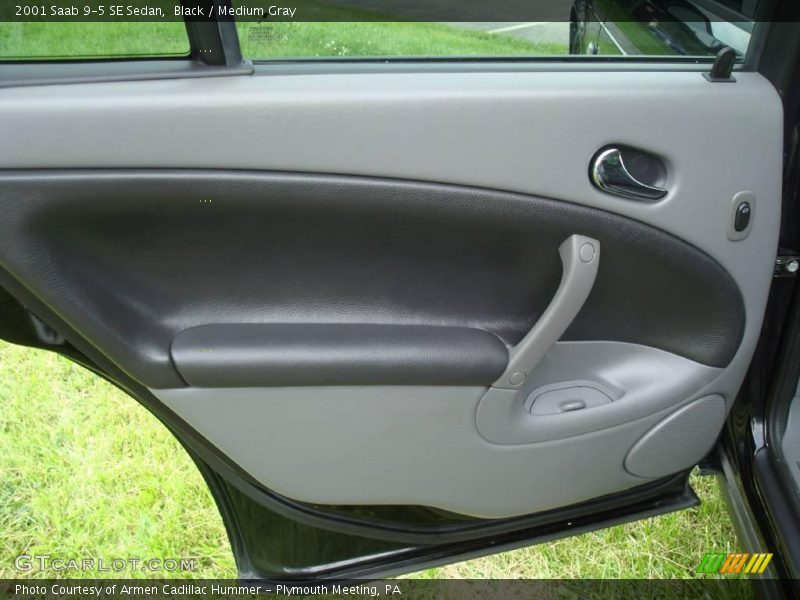 Black / Medium Gray 2001 Saab 9-5 SE Sedan