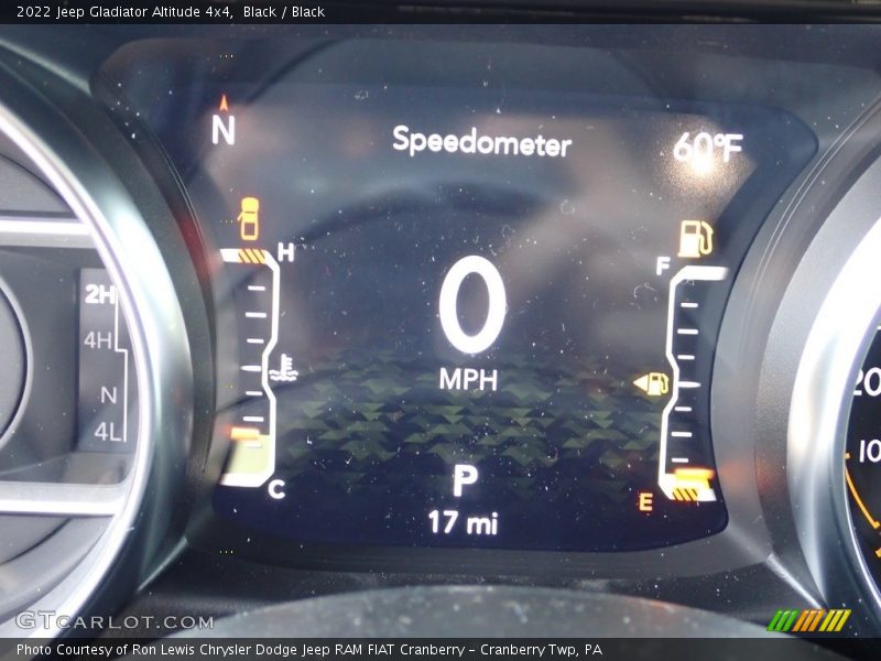 Black / Black 2022 Jeep Gladiator Altitude 4x4