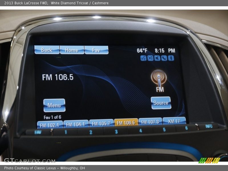 White Diamond Tricoat / Cashmere 2013 Buick LaCrosse FWD
