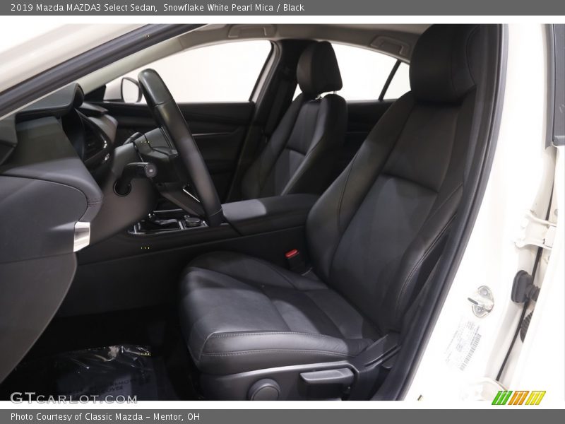 Snowflake White Pearl Mica / Black 2019 Mazda MAZDA3 Select Sedan
