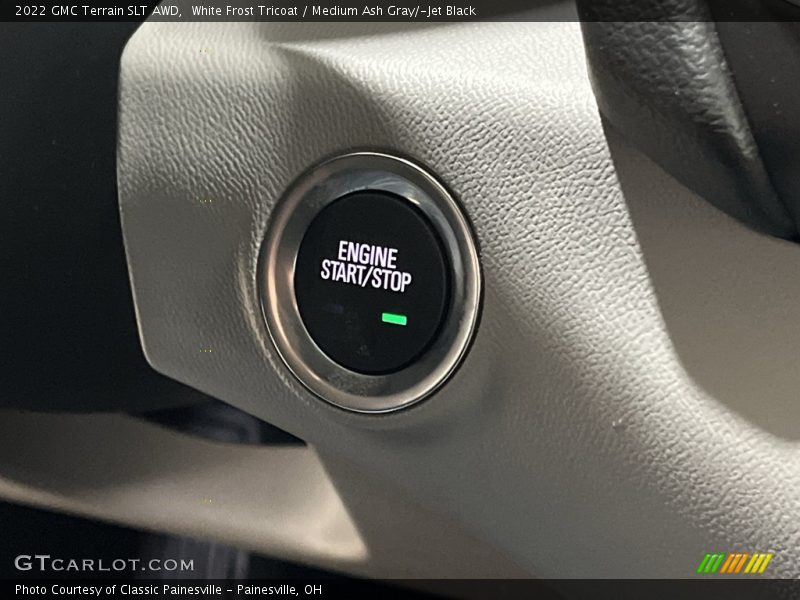 White Frost Tricoat / Medium Ash Gray/­Jet Black 2022 GMC Terrain SLT AWD