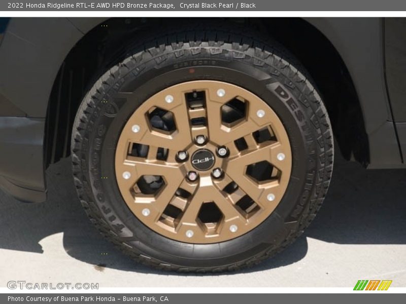  2022 Ridgeline RTL-E AWD HPD Bronze Package Wheel