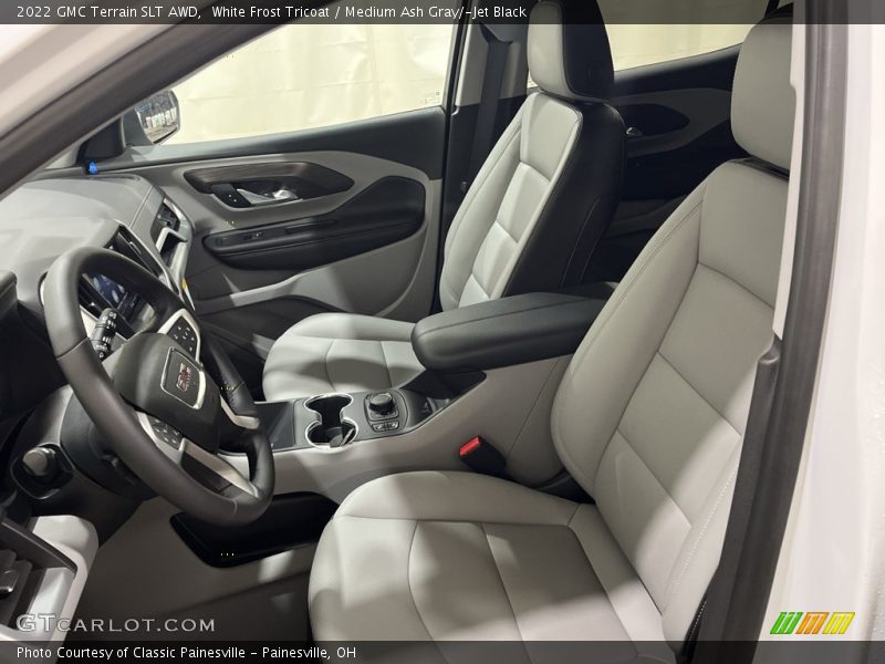 White Frost Tricoat / Medium Ash Gray/­Jet Black 2022 GMC Terrain SLT AWD