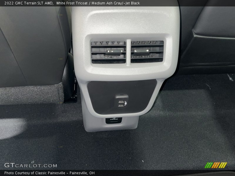 White Frost Tricoat / Medium Ash Gray/­Jet Black 2022 GMC Terrain SLT AWD