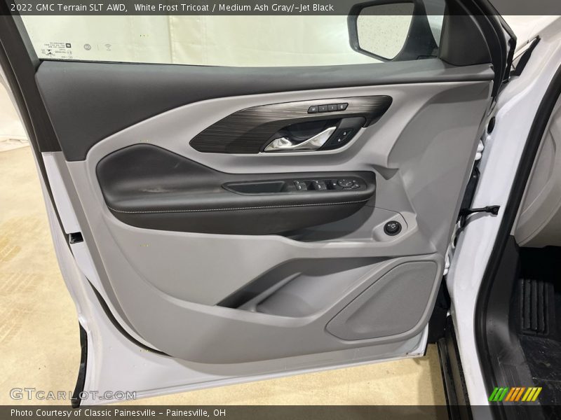 White Frost Tricoat / Medium Ash Gray/­Jet Black 2022 GMC Terrain SLT AWD