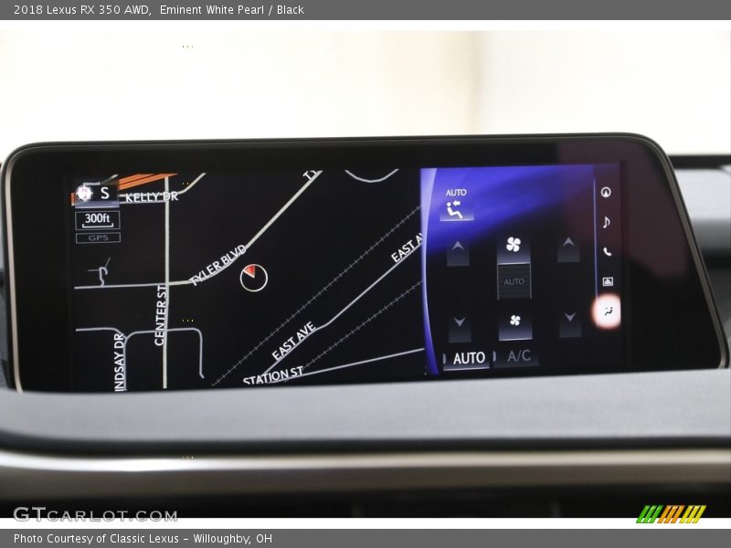 Eminent White Pearl / Black 2018 Lexus RX 350 AWD